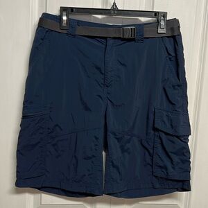 Columbia Men's Cargo Shorts - Navy Blue